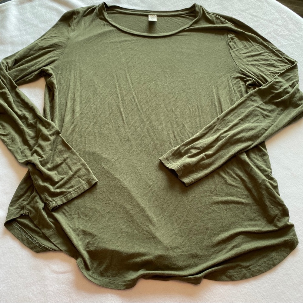 Army Green Luxe Long Sleeve